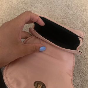 Satin mauve mini purse